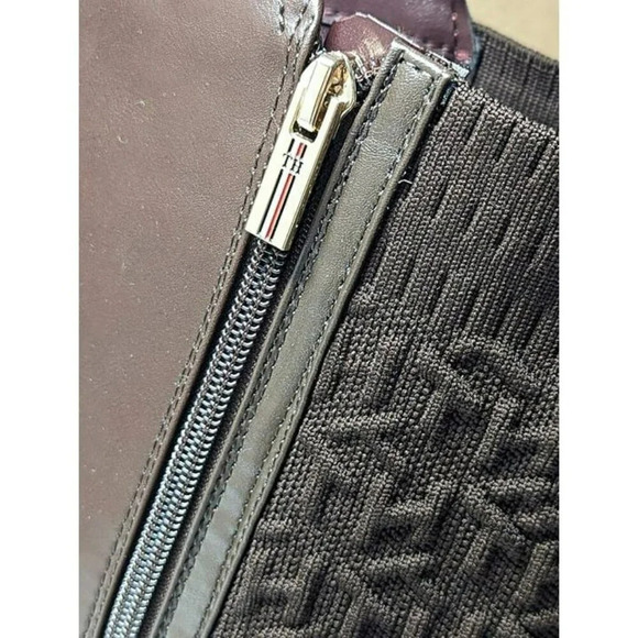 Tommy Hilfiger Women's Famian Riding Boots Dark Brown Size 7 M (MSRP $169) - Picture 7 of 10